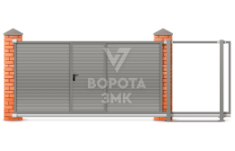 Откатные ворота Алютех 4000×2000 под ключ ЗМК-6869