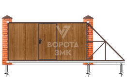 Ворота 2000×2100 с приводом Came ЗМК-7014