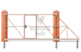 Ворота 12 метров 12000×3000 ЗМК-8235