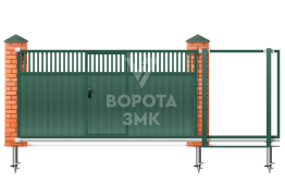 Откатные ворота 10 м 10000×2400 ЗМК-8215