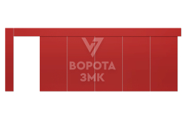 Противопожарные откатные ворота Дорхан 4000×3000 ЗМК-4690