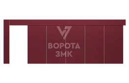 Противопожарные откатные ворота 2500×3500 ЗМК-4692