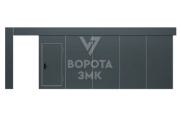 Откатные противопожарные ворота 4000×4000 ЗМК-4707