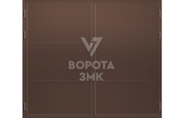 Ворота промышленные распашные для зданий 5000×5000 ЗМК-4908