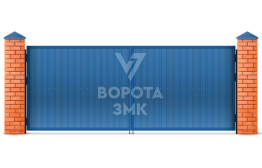 Ворота гаражные 3000×3000 из профлиста ЗМК-5169