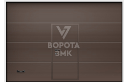 Подъемные ворота для гаража с калиткой 2250×2500 ЗМК-3029