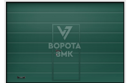 Гаражные ворота подъемные с калиткой 2500×2250 ЗМК-3026