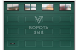 Ворота секционные 2500×2125 ЗМК-3149