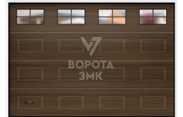 Ворота подъемно-секционные 2500×2500 ЗМК-3186