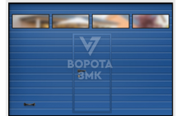 Противопожарные секционные ворота 5000×2000 ЗМК-3699